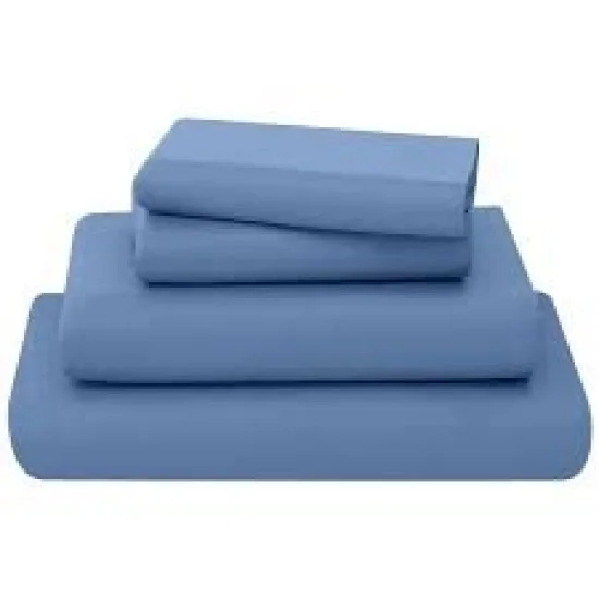 Cloth and Linen Products Cotton Sheet 150x230 Blue