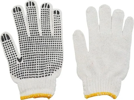 Clothing Dotted Knit Gloves Size 10