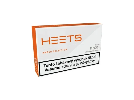 Cigarettes HEETS Amber/Turquoise KS BOX