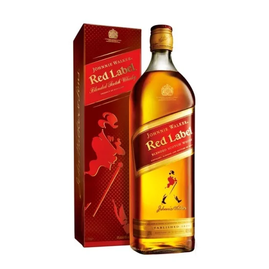 Alcohol Whiskey Jonnie Walker Red 40% 1lit
