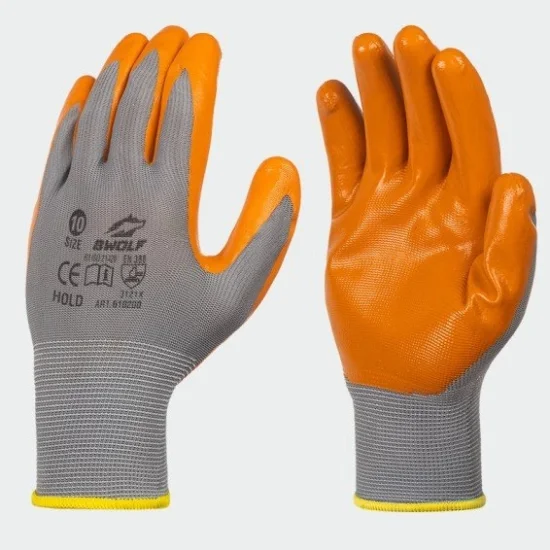 Clothing Nitrile Coated Gloves