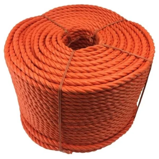 Ropes And Hawsers IMPA 211352 Polypropylene Ropes, 200m SUPERTUF orange (8mm, 10mm, 12mm)