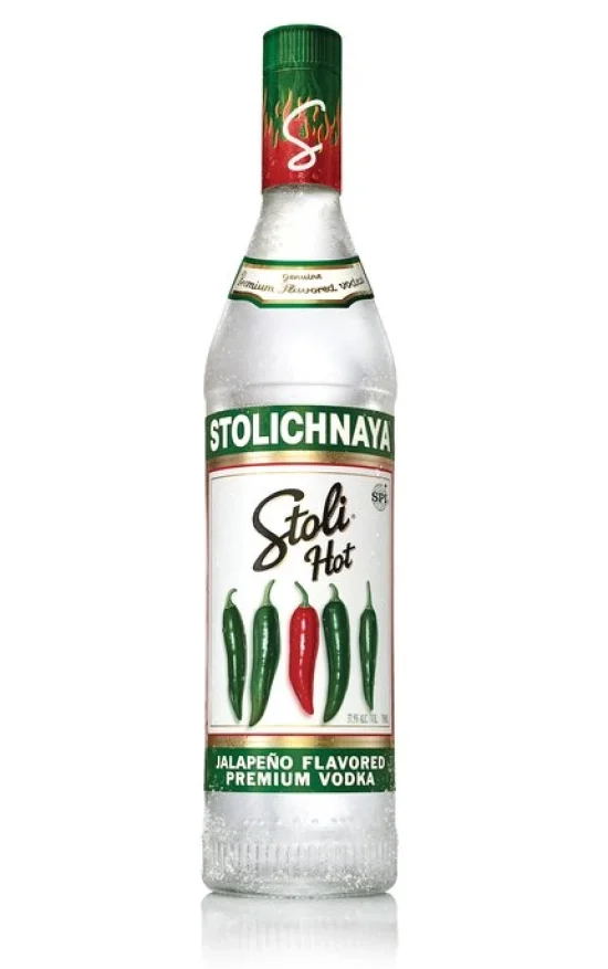Alcohol VODKA Stolichnaya Hot 37,5% 1lit